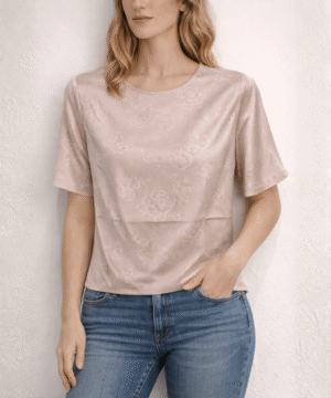 Women’s Stylish Crop Top – Casual Half Sleeve Summer Tee