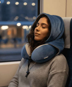 Memory Foam Travel Neck Pillow – Soft & Comfortable Support