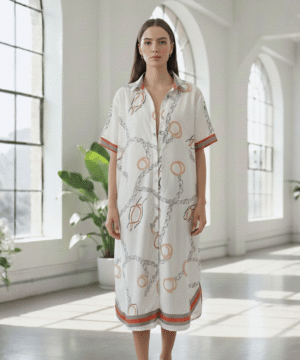 Women’s Elegant Midi One Piece Dress – Casual & Everyday Wear